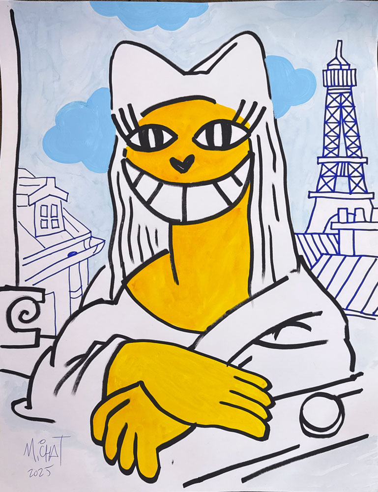 �tude de Mona Lisa (couleurs), 2025