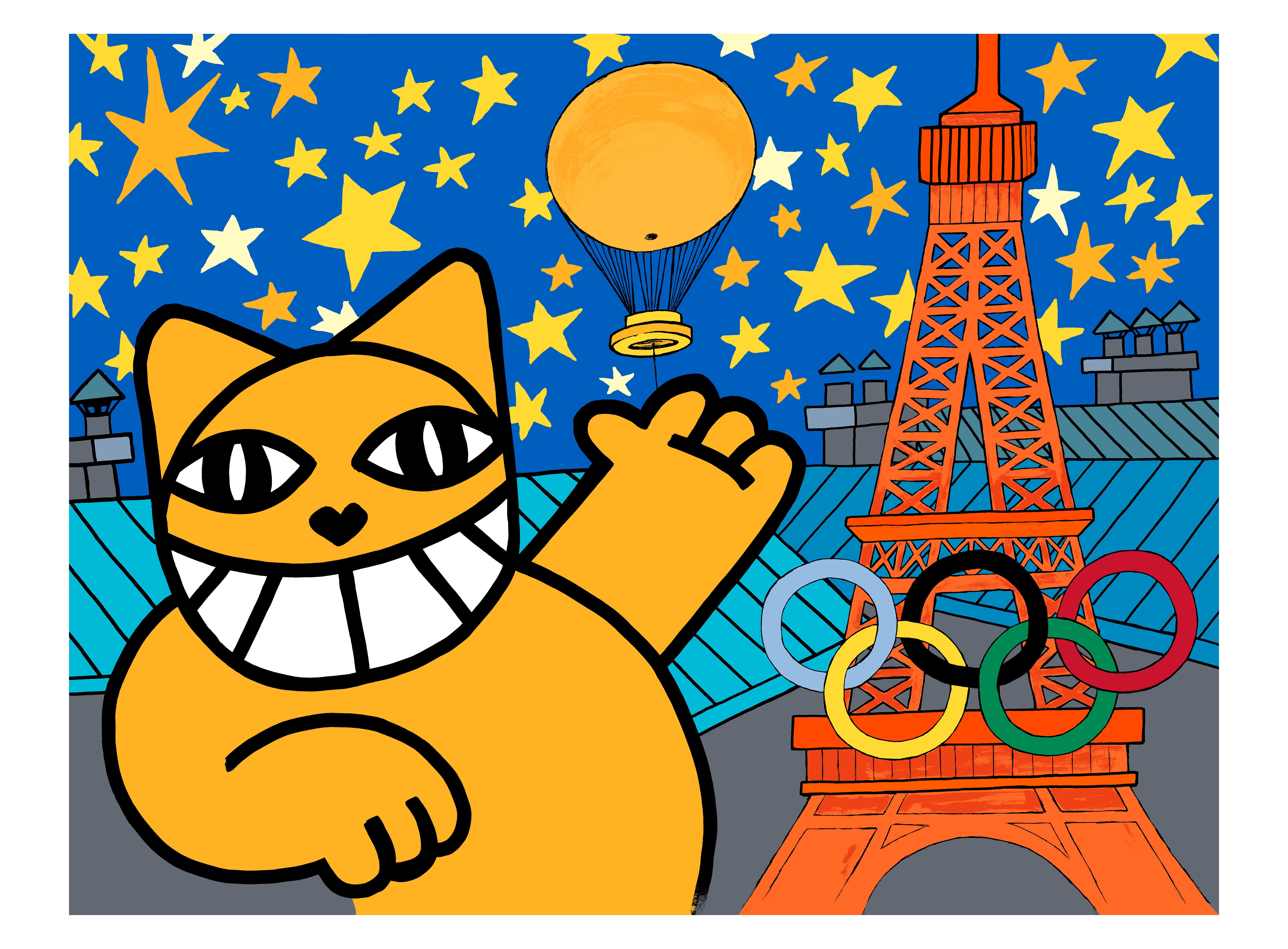 M. Chat en forme olympique, �dition, 2024